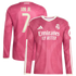 Vini Jr. Real Madrid adidas 2026/27 Third Replica Long Sleeve Jersey - Pink