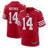 Kurtis Rourke San Francisco 49ers Nike Team Game Jersey - Scarlet