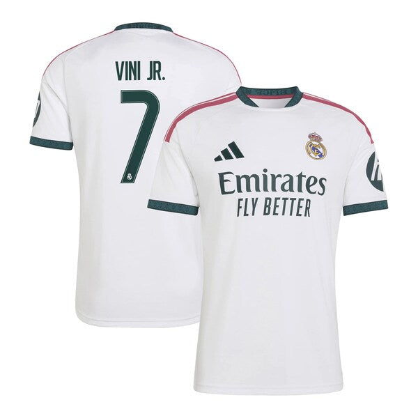 Vini Jr. Real Madrid Jerseys Teams 2026/27 Home Replica Jersey - White