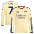 Bukayo Saka Arsenal Jerseys Teams 2026/27 Third Replica Long Sleeve Jersey - Yellow