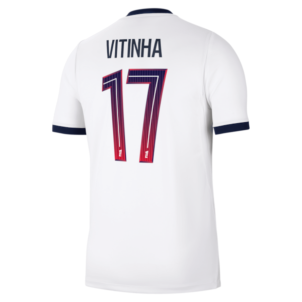 Jerseys Teams Vitinha Paris Saint-Germain 2026/27 Away Stadium Replica Jersey White