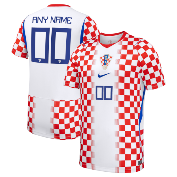Jerseys Teams Croatia National Team 2026 Home Stadium Replica Custom Jersey White