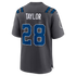 Jonathan Taylor Indianapolis Colts Nike 2026 Rivalries Collection Game Jersey - Anthracite