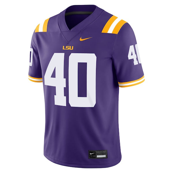 Whit Weeks LSU Tigers Jerseys Teams Home Game Jersey - Purple
