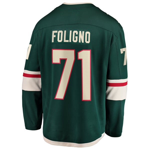 Jerseys Teams Nick Foligno Minnesota Wild Fanatics Home Jersey
