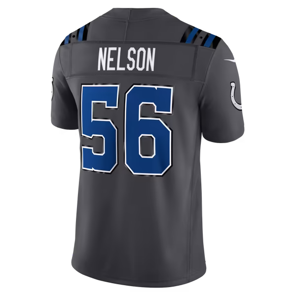 Quenton Nelson Indianapolis Colts Jerseys Teams 2026 Rivalries Collection Stitched Limited Jersey - Anthracite