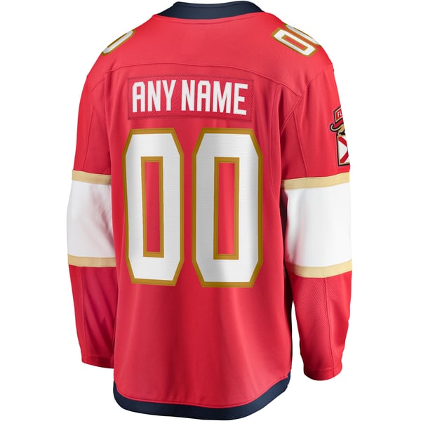 Jerseys Teams Florida Panthers Fanatics Home Breakaway Custom Jersey