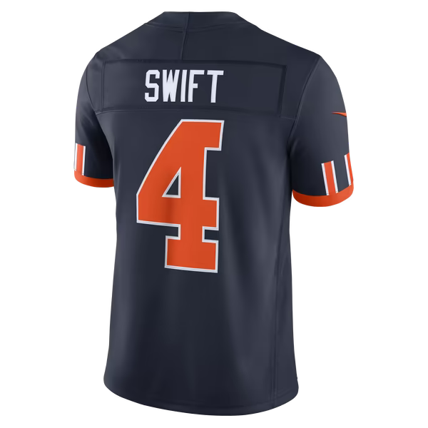 D'Andre Swift Chicago Bears Jerseys Teams 2026 Rivalries Collection Stitched Limited Jersey - Navy