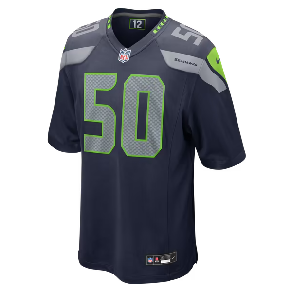Jared Ivey Seattle Seahawks Nike Team Game Jersey - College Navy