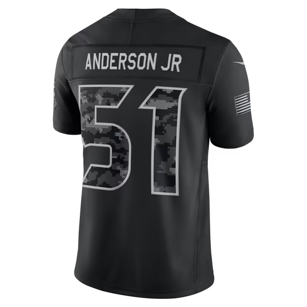 Will Anderson Jr. Houston Texans Jerseys Teams 2026 Salute to Service Stitched Limited Jersey - Black