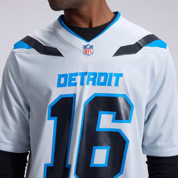 Jared Goff Detroit Lions Jerseys Teams 2026 Rivalries Collection Game Jersey - Silver