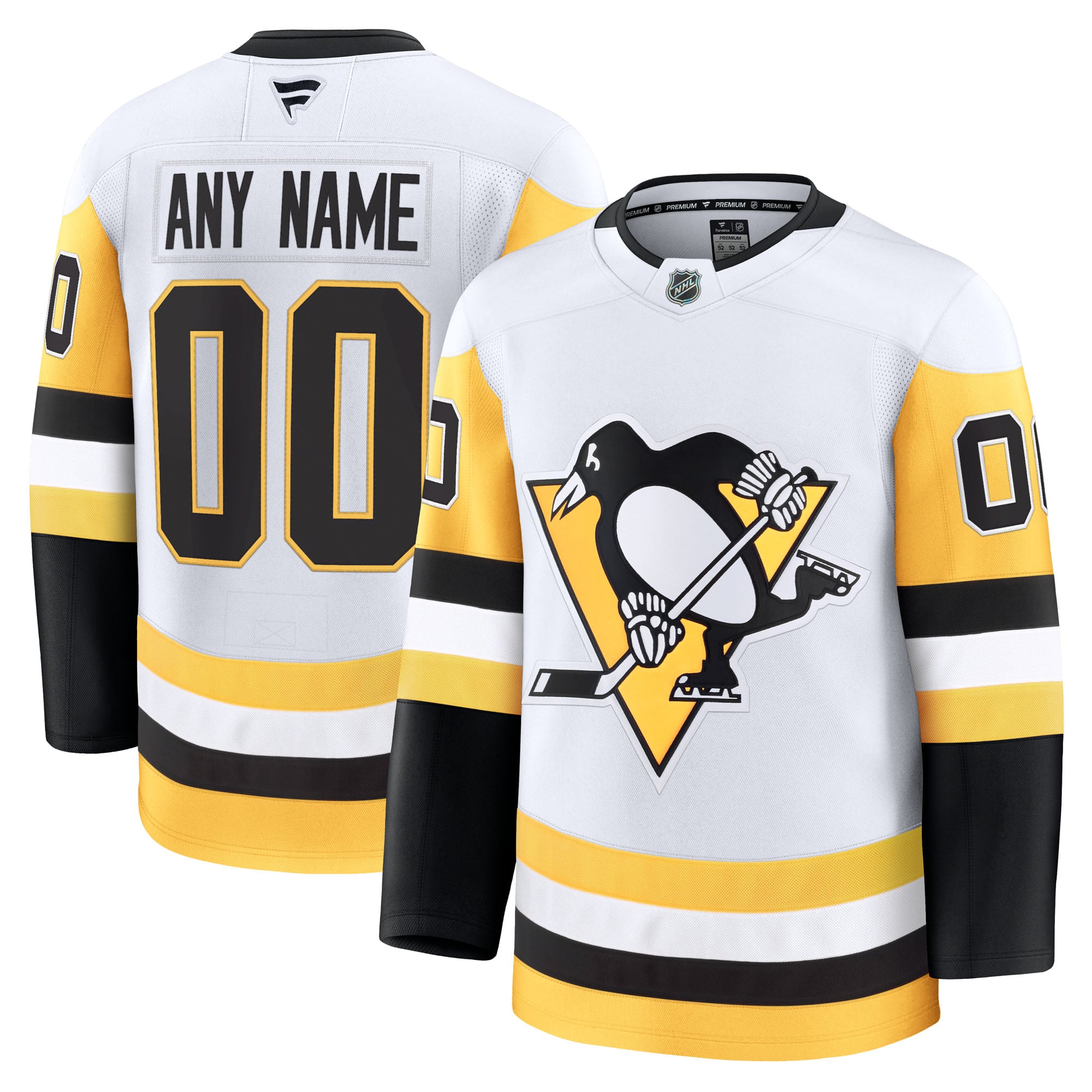 Jerseys Teams Fanatics Pittsburgh Penguins Away Premium Custom Jersey