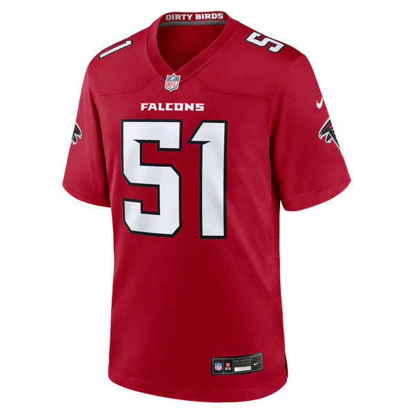 Jared Ivey Atlanta Falcons Jerseys Teams Team Game Jersey - Red