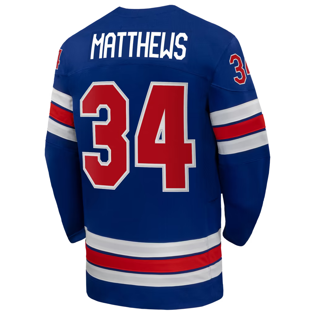 Jerseys Teams Nike US Hockey 2026 Auston Matthews Home Replica Jersey