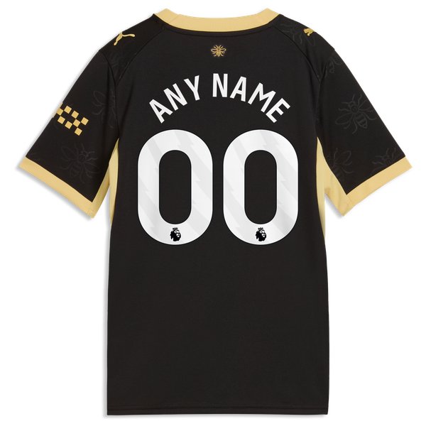 Manchester City Jerseys Teams Youth 2026/27 Away Replica Custom Jersey - Black