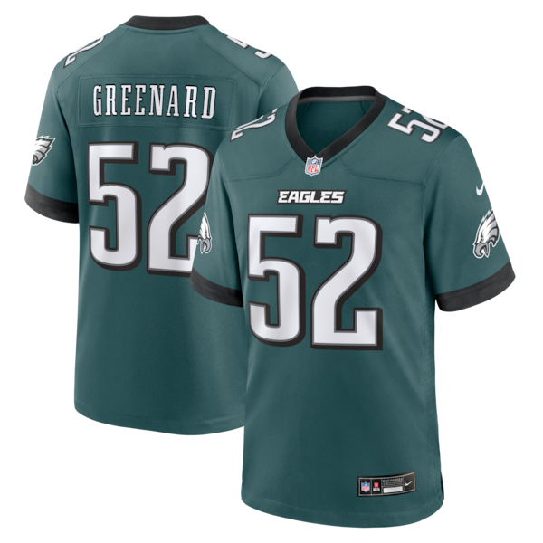 Jonathan Greenard Philadelphia Eagles Jerseys Teams Team Game Jersey - Midnight Green