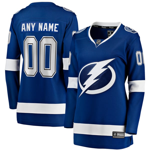Jerseys Teams Fanatics Women's Tampa Bay Lightning Breakaway Custom Jersey