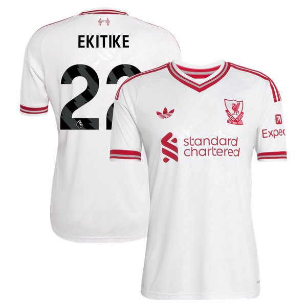 Hugo Ekitike Liverpool Jerseys Teams 2026/27 Away Replica Jersey - White
