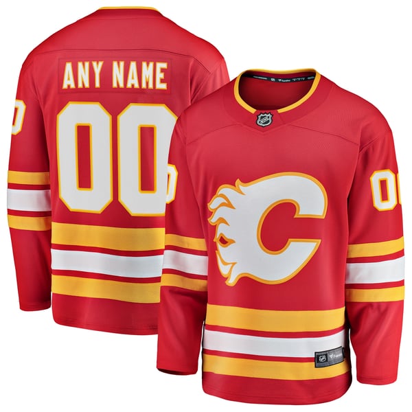 Jerseys Teams Fanatics Calgary Flames Breakaway Custom Jersey