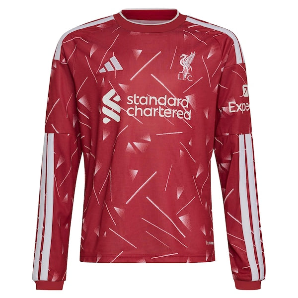 Jerseys Teams Liverpool 2026/27 Home Replica Custom Long Sleeve Jersey Red