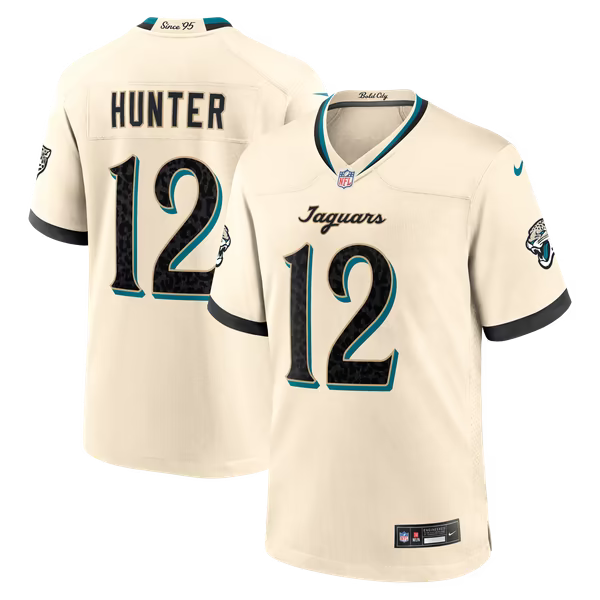 Travis Hunter Jacksonville Jaguars Nike 2026 Rivalries Collection Game Jersey - Natural