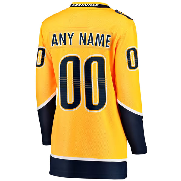 Jerseys Teams Fanatics Women's Nashville Predators Home Breakaway Custom Jersey
