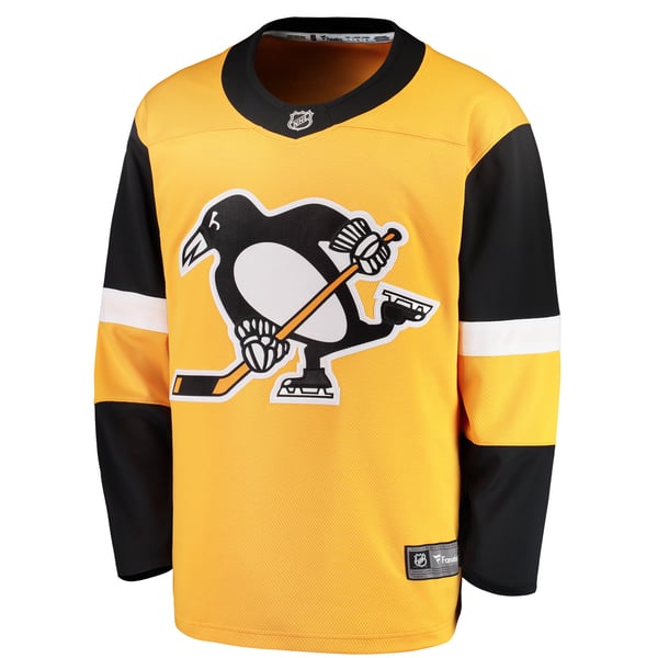 Jerseys Teams Fanatics Pittsburgh Penguins Alternate Breakaway Jersey Gold