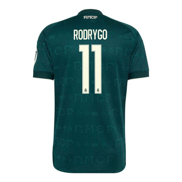 Rodrygo Real Madrid Jerseys Teams 2026/27 Away Replica Jersey - Green
