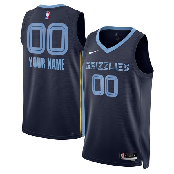 Jerseys Teams Nike Unisex Memphis Grizzlies Icon Swingman Jersey Navy