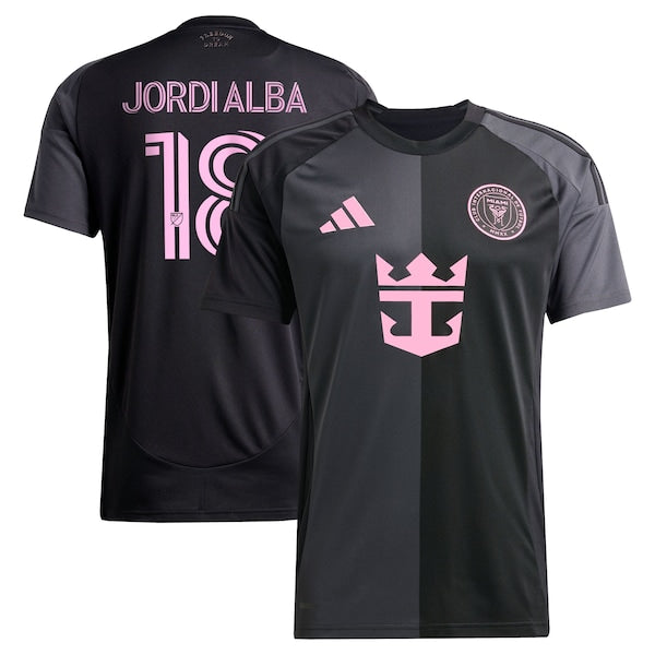 Jordi Alba Ramos Inter Miami CF Jerseys Teams 2025 The Fortitude Kit Replica Player Jersey - Black