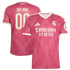 Real Madrid adidas 2026/27 Third Replica Custom Jersey - Pink