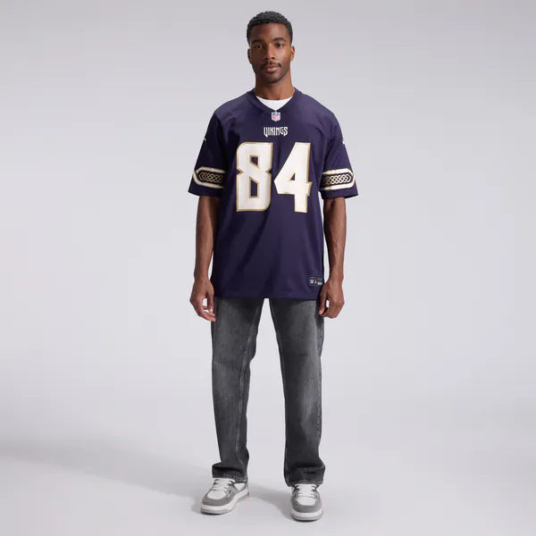 Randy Moss Minnesota Vikings Jerseys Teams 2026 Rivalries Collection Game Jersey - Purple