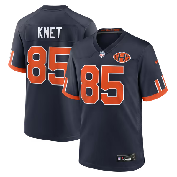 Cole Kmet Chicago Bears Nike 2026 Rivalries Collection Game Jersey - Navy