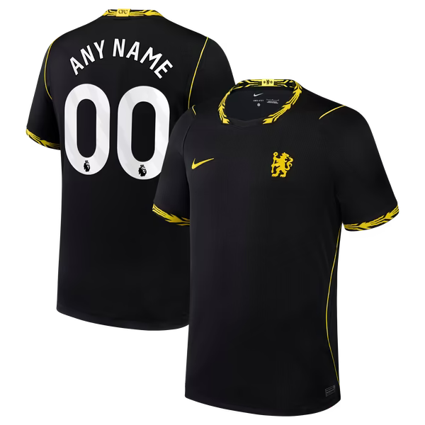 Chelsea Jerseys Teams 2026/27 Away Stadium Replica Custom Jersey - Black