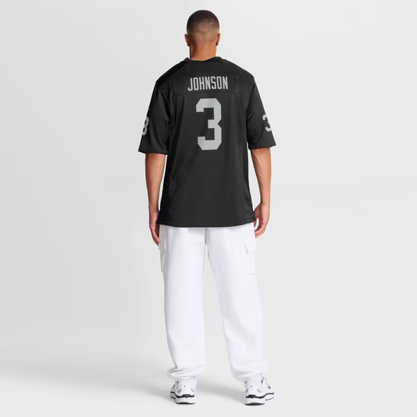Taron Johnson Las Vegas Raiders Jerseys Teams Team Game Jersey - Black