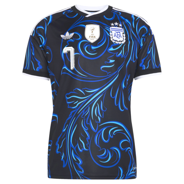 Jerseys Teams Rodrigo De Paul Argentina National Team 2026 Away Replica Jersey Black