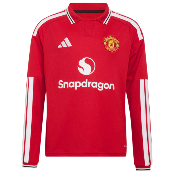 Adidas Manchester United 2026/27 Home Replica Long Sleeve Custom Jersey Red