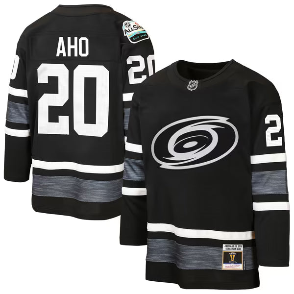 Jerseys Teams Youth Mitchell & Ness Sebastian Aho Carolina Hurricanes 2019 All-Star Jersey