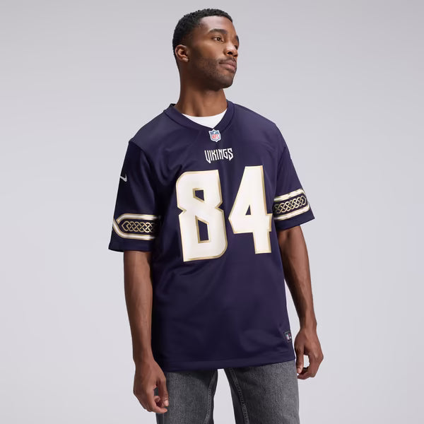 Randy Moss Minnesota Vikings Jerseys Teams 2026 Rivalries Collection Game Jersey - Purple