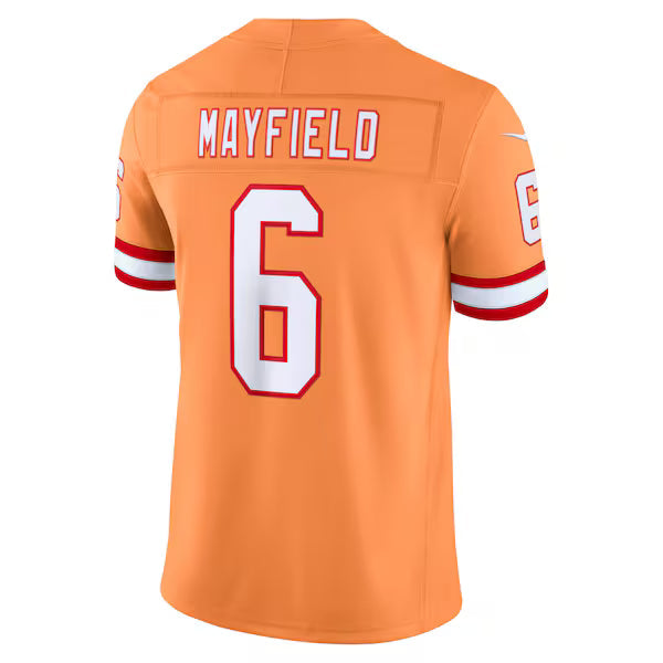 Baker Mayfield Tampa Bay Buccaneers Jerseys Teams Alternate Vapor F.U.S.E. Stitched Limited Jersey - Creamsicle