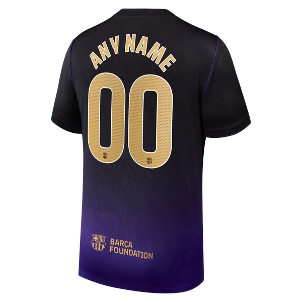 Barcelona Jerseys Teams 2026/27 Away Stadium Replica Custom Jersey - Purple