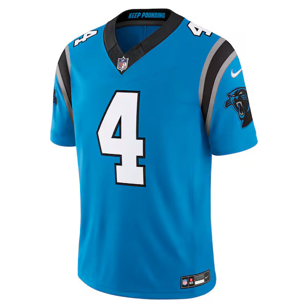 Tetairoa McMillan Carolina Panthers Jerseys Teams Alternate Vapor F.U.S.E. Stitched Limited Jersey - Blue