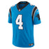 Tetairoa McMillan Carolina Panthers Jerseys Teams Alternate Vapor F.U.S.E. Stitched Limited Jersey - Blue