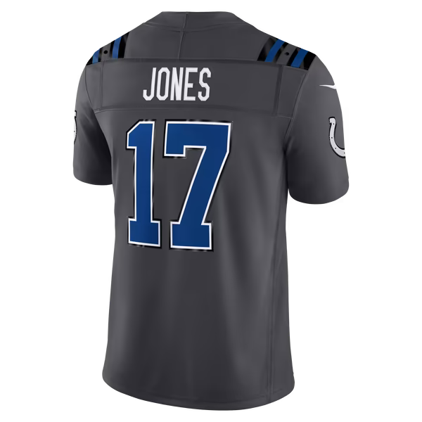 Daniel Jones Indianapolis Colts Jerseys Teams 2026 Rivalries Collection Stitched Limited Jersey - Anthracite