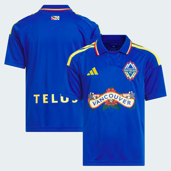Vancouver Whitecaps FC adidas Youth 2026 Archive Replica Jersey - Royal
