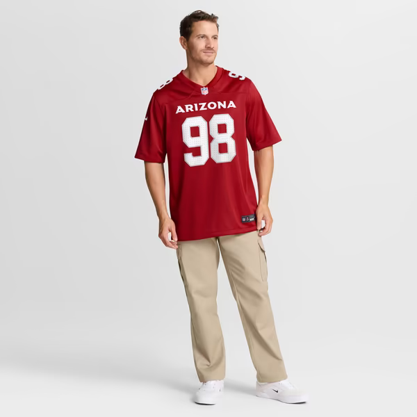 Jared Harrison-Hunte Arizona Cardinals Nike Team Game Jersey - Cardinal