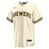 Jacob Misiorowski Milwaukee Brewers Jerseys Teams Home Replica Jersey - Cream