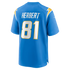 Patrick Herbert Los Angeles Chargers Jerseys Teams Team Game Jersey - Powder Blue