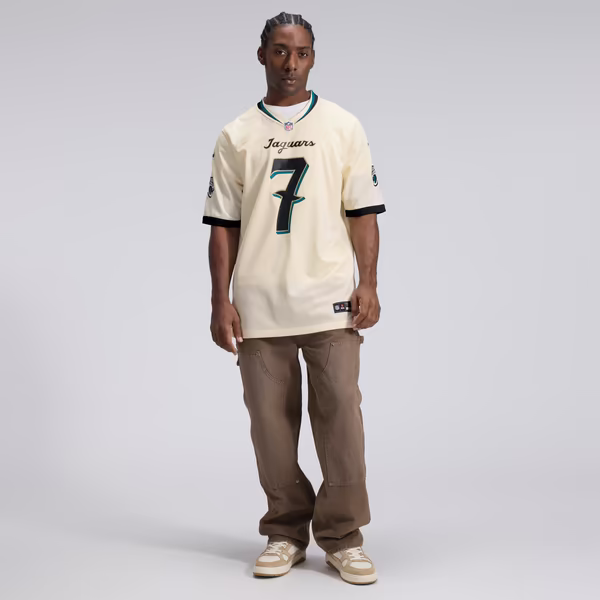 Brian Thomas Jr. Jacksonville Jaguars Jerseys Teams 2026 Rivalries Collection Game Jersey - Natural