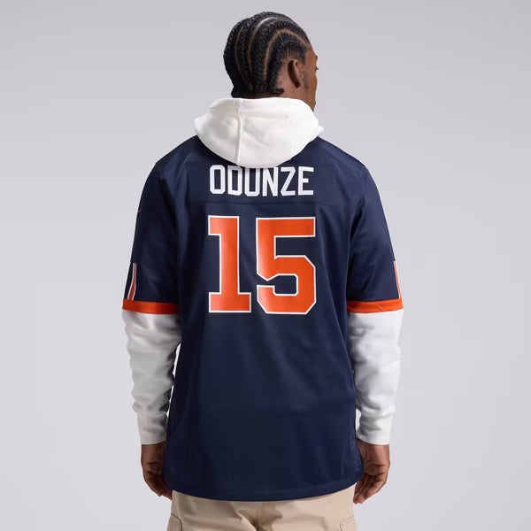Rome Odunze Chicago Bears Nike 2026 Rivalries Collection Game Jersey - Navy